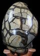 Septarian Dragon Egg Geode - Crystal Filled #40931-3